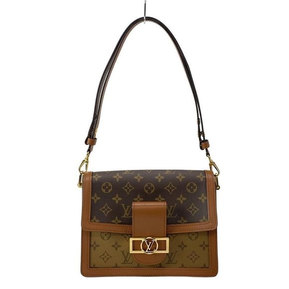 Louis Vuitton Shoulder Bag Monogram Reverse Dauphine M44391 Noir Black - Picture 1 of 16